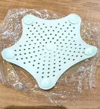 Mint Green Silicone Star Shaped Sink Filter Bathroom Hair Catcher Drain Strainers - justgrabit.in | Just Grab It