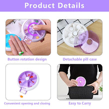 Cute 7 - Day Pill Box Dispenser – Portable 7 - Grid Medicine Organizer (1 Pc) - justgrabit.in | Just Grab It