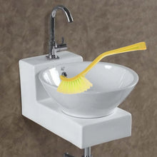 Plastic Wash Basin / Toilet Seat Cleaning Brush (Multicolour) - Justgrabit Inc.