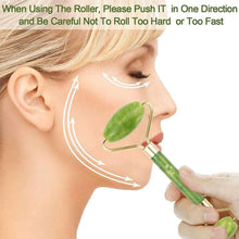 Jade Roller & Gua Sha Set – Natural Face Massager for Anti - Aging, Glowing Skin & Face Shaping (1 Pc) - Justgrabit Inc.
