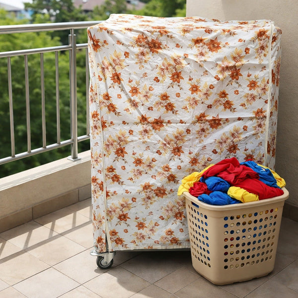 Waterproof Washing Machine Cover for Front Load Machines 58x58x84 cm (1 Pc) - justgrabit.in | Just Grab It