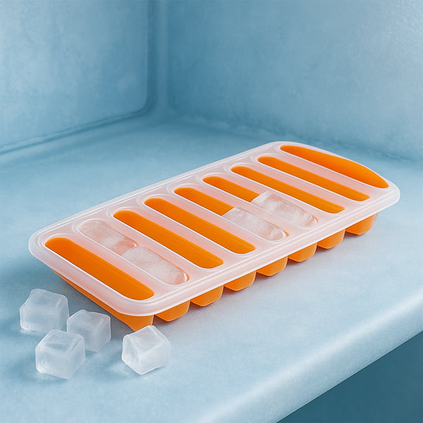 Water Bottle Ice Stick Tray with Push Cubes - justgrabit.in | Just Grab It