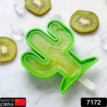 Cactus Shape sicle Molds - Durable Silicone Ice Cream Mould, DIY Ice Kitchen Tool - justgrabit.in | Just Grab It