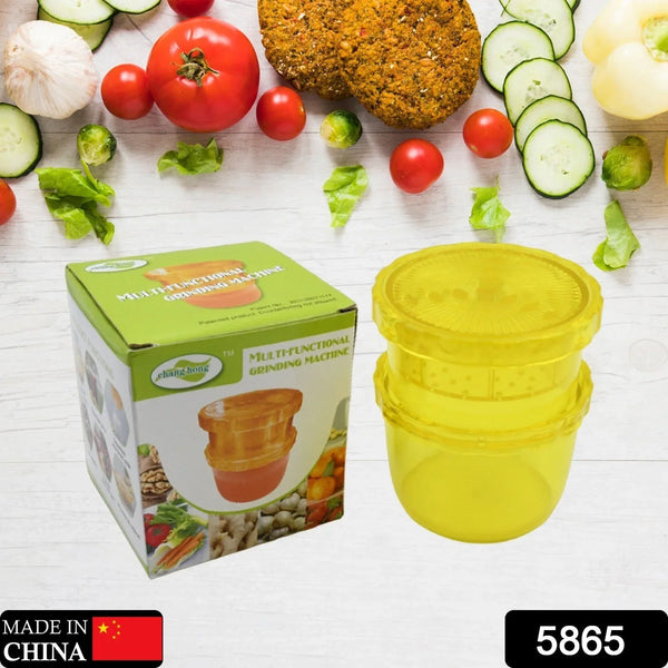 2 - in - 1 Manual Citrus Juicer & Grinder – Portable Ginger, Garlic, Fruit & Vegetable Squeezer for Healthy Juices & Salads - justgrabit.in | Just Grab It