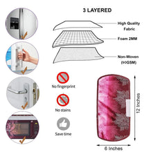 Fridge Cover Handle Cover Polyester High Material Cover For All Fridge Handle Use ( Set Of 2 Pcs ) Multi Design - justgrabit.in | Just Grab It