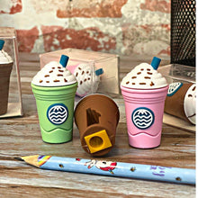 2In1 3D Cute Coffee Or Ice cream Shape sharpner Like Rotary Manual Pencil Sharpener for Kids Ice Cream Style Office School Supplies, Back to School Gift for Students,Kids Educational Stationary kit, B'Day Return Gift (1 Pc) - Justgrabit Inc.