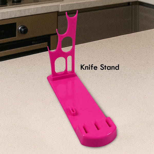 Plastic Kitchen Knife Stand Best Kitchen Knife Stand Multifunction Knife Holder - Justgrabit Inc.