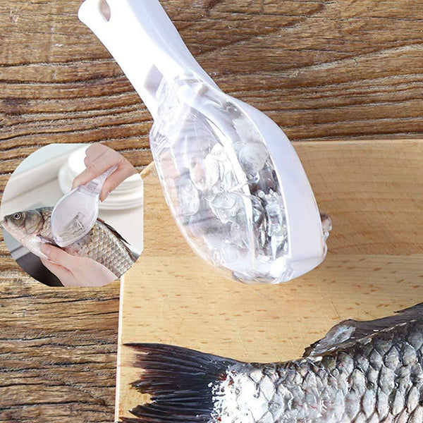 Fish Scale Scraper Skin Peeler Fish Tools Kitchen Gadget - Justgrabit Inc.