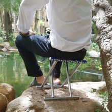 Folding Beach Tool Best Folding Stool Portable Travel Train Chair Outdoor Rest Seat Fishing Beach Picnic Hiking Backpacking Stool, Camping Fishing Hiking Picnic Garden (1 Pc ) - Justgrabit Inc.