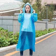 Portable Adult Rain Coat, Raincoat Waterproof Button Cardigan Portable Raincoat Adult Outdoor Traveling Plastic Material Raincoat/Rain wear/Rain Suit for Outdoor Accessory (1pc) - justgrabit.in | Just Grab It