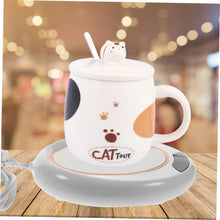 USB Warm Coaster Heated Coffee Mug Portable Office Desk Portable Cup, Heater Coffee Mug Warmer Electric Cup Warmer (1 Pc) - Justgrabit Inc.