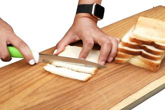 Stainless Steel Knife & Peeler Set with Stand - 6 Pcs - Justgrabit Inc.
