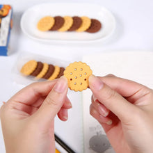 Biscuit - Shaped Erasers | Fun Rubber Stationery for Kids | Creative Birthday Gift Toy (6 Pcs Set) - Justgrabit Inc.