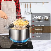 Round Stainless Steel Deep Fry / Mesh Strainer - Justgrabit Inc.