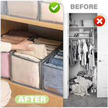 7 Grid Clothes Organizer for Wardrobe Storage - justgrabit.in | Just Grab It