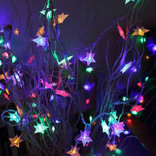 28 LED / Star 3.9 Meter Star Shape Led Light Battery Operated with Flashing Modes for Home Decoration, Kids Room, Waterproof Diwali & Wedding LED Christmas Light Indoor and Outdoor Light ,Festival Decoration (Multicolor Battery Not Included 3.9Mtr) - Justgrabit Inc.