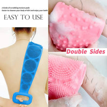 Eco - Friendly Silicone Shower Brush & Back Scrubber Towel - Justgrabit Inc.