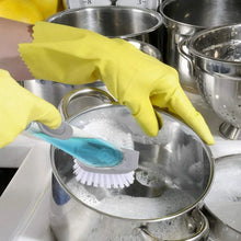 Automatic Liquid Dispenser Dish Clean Brush Scrubber - Justgrabit Inc.