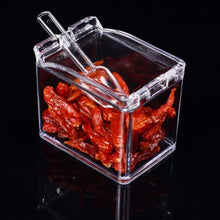Crystal Seasoning Acrylic Box Pepper Salt Spice Rack - Justgrabit Inc.