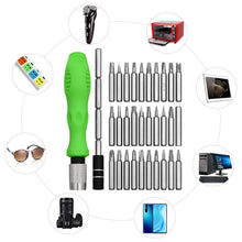 32 in 1 Mini Screwdriver Bits Set with Magnetic Flexible Extension Rod - Justgrabit Inc.
