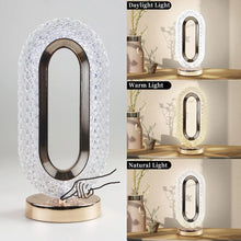 Touch Control Crystal Table Desk Lamp, 3-Way Dimmable Light, USB Rechargeable Crystal Diamond Table Lamp, Exquisite Night Stand Light Lamp Beside Lamp for Bedroom Living Room, Decorative Desk Lamp, Diwali - Justgrabit Inc.