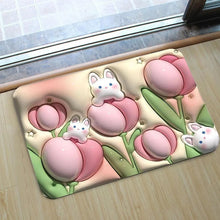 Stone Bath Mat Non Slip Anti Mould 3D Absorbent Bath Mats for Bathroom Stone Bath Mat Quick Dry Shower Mat (60X39CM) - justgrabit.in | Just Grab It