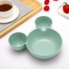 Mickey Shaped Kids / Snack Serving Sectioned Plate - Justgrabit Inc.