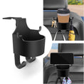 3 - in - 1 Car Headrest Backseat Organizer with Phone Holder & Hooks for Travel - justgrabit.in | Just Grab It