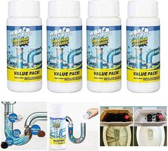 Powerful Sink and Drain Cleaner, Portable Powder Cleaning Tool Super Clog Remover Chemical Powder Agent for Kitchen Toilet Pipe Dredging (110 Gm) - justgrabit.in | Just Grab It