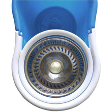 Heavy Duty Microfiber Spin Mop with Plastic Bucket & Rotating Steel Pole Head - Justgrabit Inc.