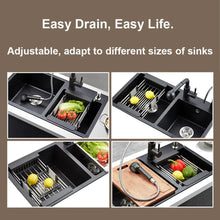 Stainless Steel Expandable Kitchen Sink Dish Drainer - Justgrabit Inc.