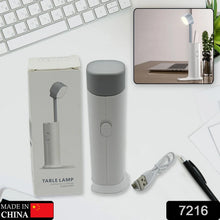 4 in 1 Creative desk Lamp, Rechargeable LED Table Flashlight Eye Protection Table Lamp Power Bank Handheld Desk Night Lamp Portable Torch Light with Adjustable Light Head for Home Kids Room Bedroom Office - Justgrabit Inc.