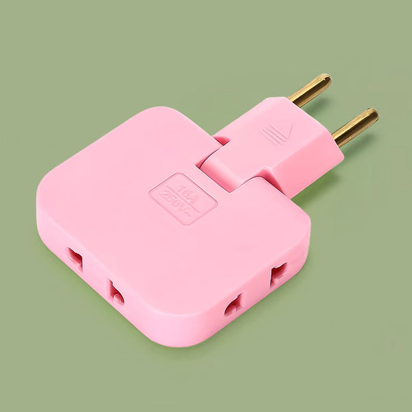 Wireless 3 in 1 Foldable Wall Plug Adapter / Socket / Converter (1 Pc) - justgrabit.in | Just Grab It