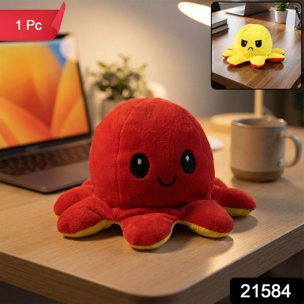 Reversible Octopus Mini Plush Toy (1 Pc) - justgrabit.in | Just Grab It