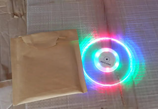 Colorful LED Cocktail Coaster, Round Ultra - Thin LED Drink Coaster (1 Pc) - justgrabit.in | Just Grab It