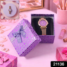 Elegant Ladies Wrist Watch with Stylish Dial and Premium Gift Box - justgrabit.in | Just Grab It