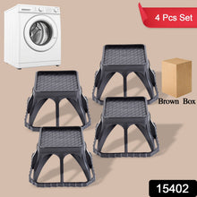Multi - Purpose Plastic Washing Machine Stand (4 Pcs Set) - justgrabit.in | Just Grab It