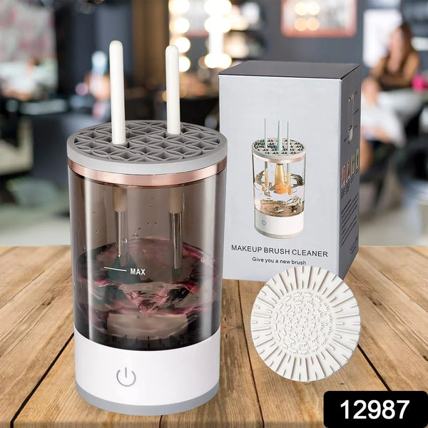 Automatic Makeup Brush Cleaner Fast Electric Brush Cleaner Hand Free Machine Super Clean Brush Washer & Brushes Organizer Tool (1 Pc) - Justgrabit Inc.
