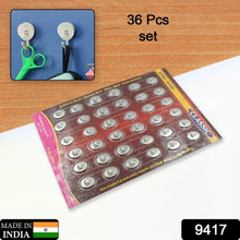 Multipurpose Small Stainless Steel Wall Hanging Hook 36 pc - Justgrabit Inc.