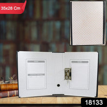Button Clip Box File Paper Holder Organizer, School Office Home For Documents (35×28 Cm / 1 Pc / MOQ : - 4 pc - justgrabit.in | Just Grab It