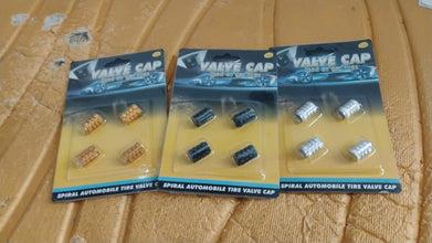 Tire Valve Stem Caps Fit 4pcs Silver - justgrabit.in | Just Grab It