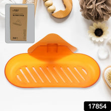 Plastic Soap Dish Holder for Bathroom Shower Wall Mounted Self Adhesive Soap Holder Saver Tray - Plastic Sponge Holder for Kitchen Storage Rack Soap Box, Bathroom ,Sabudani (1 Pc) - Justgrabit Inc.