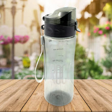Plastic water bottle Outdoor Sport Bottle With Carry Case, leak proof BPA - free for travel cold and hot water Plastic water bottle with daily water intake for gym and children, Home, Travel, Office Use (1 pc ) - Justgrabit Inc.