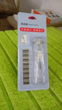 Portable Paper Clamp With 8 Pcs Clip Dispenser Handheld Paper Fast Clam (1 Set) - justgrabit.in | Just Grab It