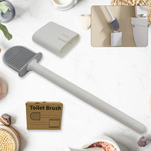 Portable Silicone Toilet Brush – Wall - Mounted, Anti - Drip Cleaner with Non - Slip Handle - justgrabit.in | Just Grab It