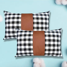 Pillow Covers, Leather & Cotton Cushion Covers (19 × 12 Inch / 1 Pair / 2 Pc) - justgrabit.in | Just Grab It