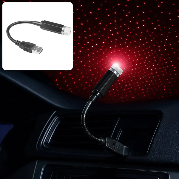 USB Star Projector – Adjustable Night Light for Home & Car - justgrabit.in | Just Grab It