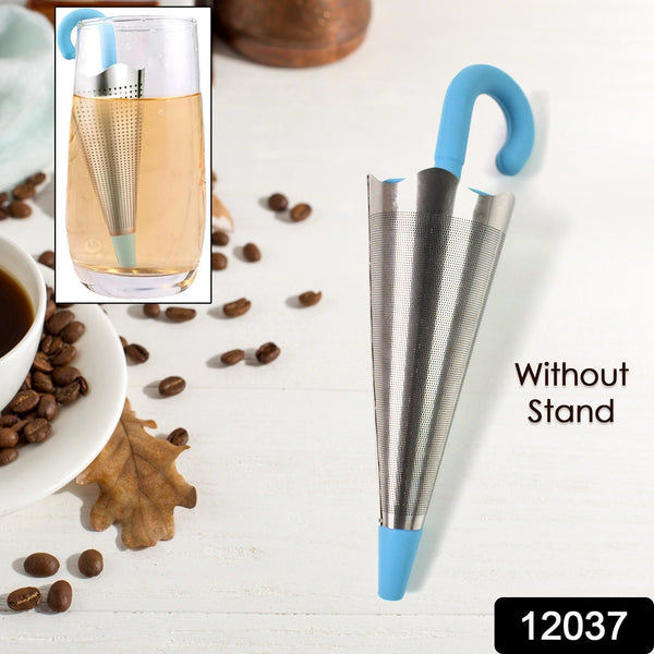 Reusable Cute Umbrella Tea Strainer Without Tray / Stand (1 Pc / Mix Color) - justgrabit.in | Just Grab It