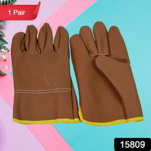 Gloves Gardening Gloves for Men Women Leather Gloves Heavy Duty Gloves (1 Pair) - justgrabit.in | Just Grab It