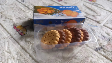Biscuit - Shaped Erasers | Fun Rubber Stationery for Kids | Creative Birthday Gift Toy (6 Pcs Set) - Justgrabit Inc.